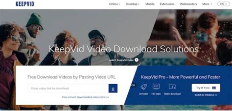 KeepVid, connu pour le téléchargement de vidéos sur Internet,。